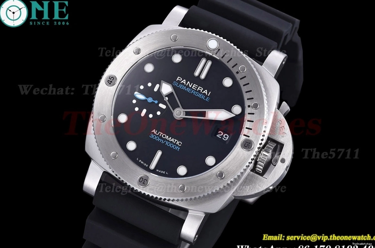 SS TTF PAM1229 P900 black Submersible RU Dial 44mm 0109